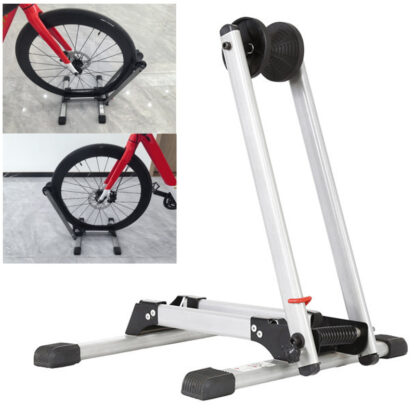 Folding BIKE STAND Portable Bicycle Floor Ground Parking Holder Storage Rack - Image 9