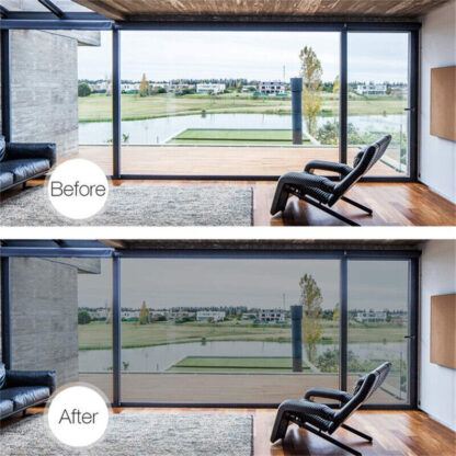 One Way Mirror Reflective Window Film Home Privacy Solar Tint Foil Glass Sticker - Image 5
