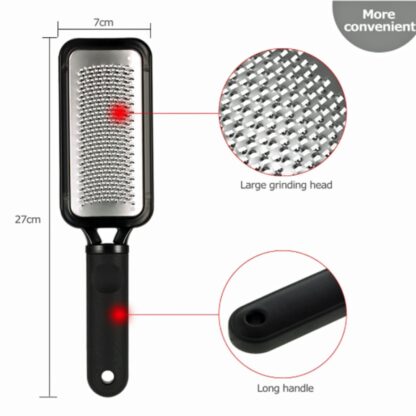 Foot File Scraper Rasp Hard Dead Dry Skin Remover Grater Callus Pedicure Black - Image 5