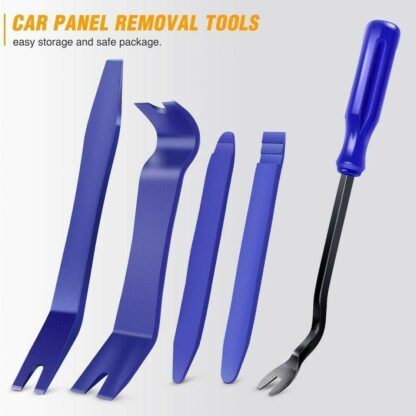 5Pcs Car Trim Removal Tool Set Door Panel Fastener Auto Dashboard Plastic Kit UK - Image 8