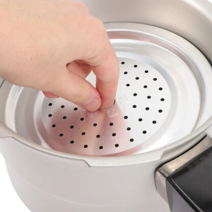 7L Aluminium Pressure Cooker Quick With Lid Latch Indicator Explosion-Proof - Image 6