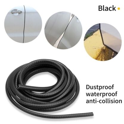 4.5M Car Door Boot Edge Protector Strip Trim U Shape Guard Seal Rubber Black UK - Image 4