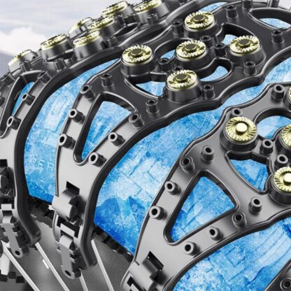 4pcs Universal Snow Chains Auto Traction Aid Ice Tire Spikes Winter Snow Chain - Image 6