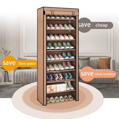 27 Pairs 10 Layers Shoe Cabinet Storage Organizer Shoe Rack Bracket - Image 10