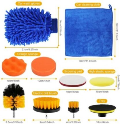 26Pcs Car Detailing Brush Set Soft Brushes Interior Wheel Valet Pro Cleaning Kit - Image 5