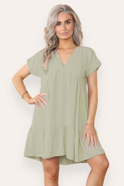 Fancy Style Tiered Smock Dress - Image 10