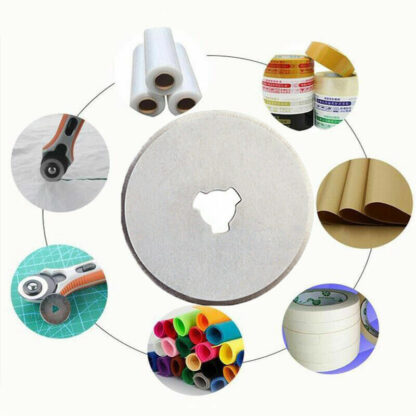 10PCS 45mm Rotary Cutter Replacement Blade Roller Cutter Blade Sewing Cutting A - Image 6