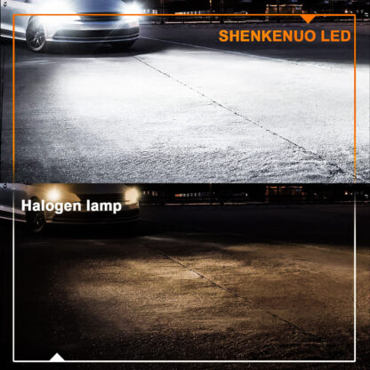 9005 9006 HB3 H10 LED Headlight Bulbs Kit Car Canbus Error Free High-Lo Beam - Image 6