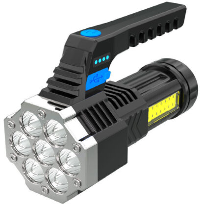 1-2Pcs Super Bright High Power LED Tactical Torch Rechargeable Flashlight New UK - Image 2