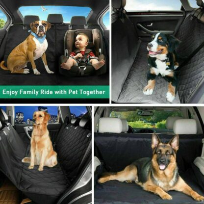 Pet Car Seat Cover Dog Safety Protector Mat Rear Back Seat Hammock Cushion Mat - Image 5