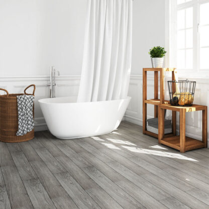 5m Floor Planks Tiles Self Adhesive Wood Effect Vinyl Flooring Bathroom Decor - Image 7