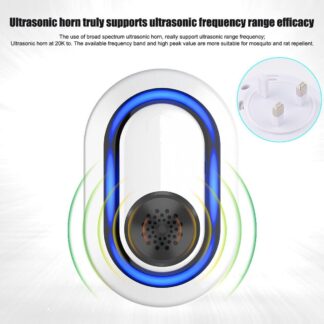 Ultrasonic Pest Insect Rodent Repeller Electronic Plug-In Mice Rat Cockroach Bug