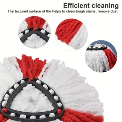 6x Replacement For Vileda Mop Heads Refill Turbo Microfibre Spin Mop Easy Wring - Image 6