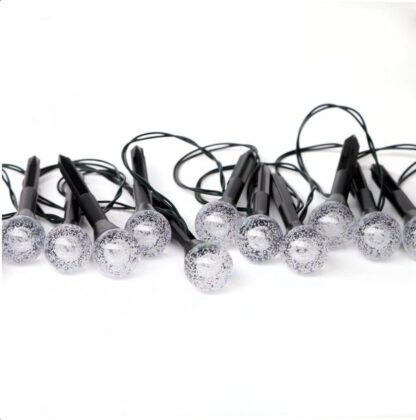Solar LED Stake Lights Multi Coloured 20 Ball Garden Path Lighting Patio Outdoor - Image 2