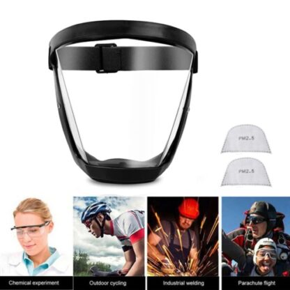 Anti-fog Full Face Shield Super Protective Head Cover Transparent Safety Mask - Image 5