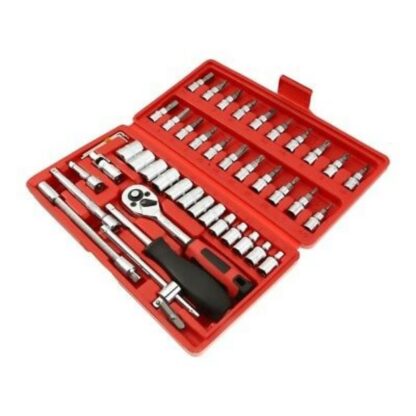 46PCS 1-4 Socket Wrench Screwdriver Bits Ratchet Driver Kit Repairing Tool Set - Image 2