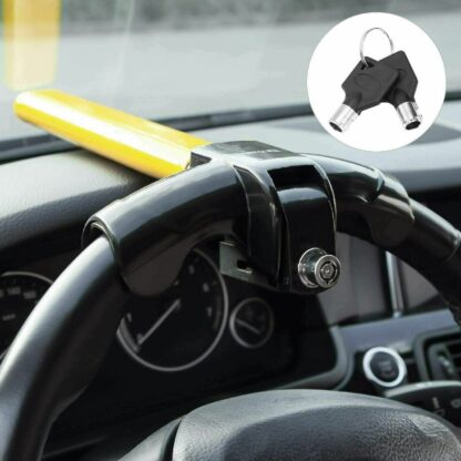 Universal Heavy Duty Anti Theft Steering Wheel Lock Rotary Security Safe Van Car - Image 2