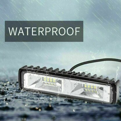 2x 48W LED Work Light Bar Flood Spot Lights Driving Lamp Offroad Car SUV 12V UK - Image 3
