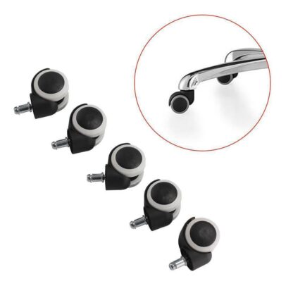 5x Soft Rubber Non Marking Castor Wheels 50mm 11mm Computer Office Chair Caster - Image 8