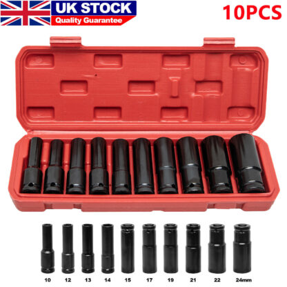 10  Deep Impact Socket Set Heavy Duty 12Drive 10-24 Metric Tool Set - Image 4