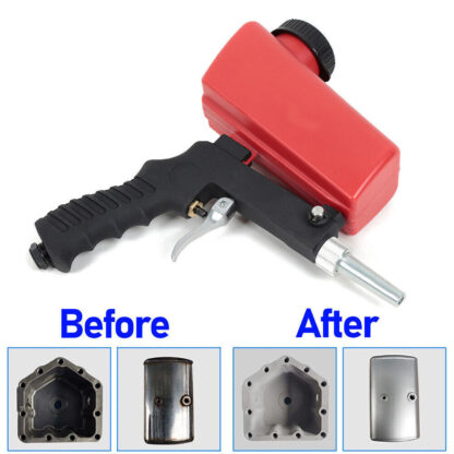 14  Air Portable Sandblasting Gun Hand Held Sand Blaster Shot Media Blasting UK - Image 5