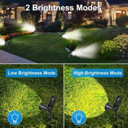 Solar Spot Lights LED Outdoor Garden Pathway Lawn Stake Lamp Landscape Decor UK - Image 8