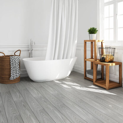 5m Floor Planks Tiles Self Adhesive Wood Effect Vinyl Flooring Bathroom Decor