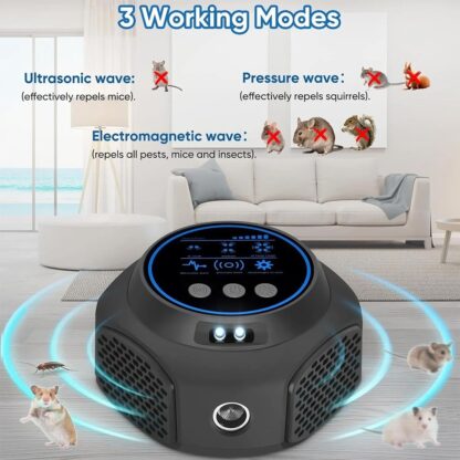 Mosquito Killer Lamp Electric Rechargeable Bug Zapper Fly Insect Trap UV Light - Image 3