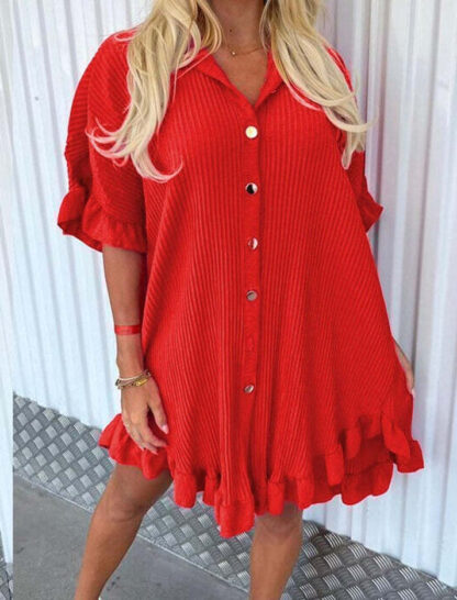 Ladies Pleated Dress - Image 9