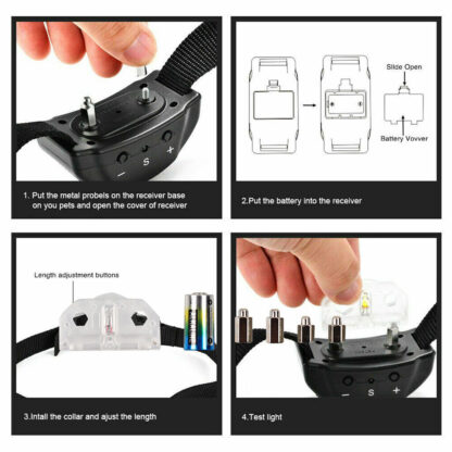 Dog Training Pet Collar Electric Anti E-Collar Shock Bark Barking Stop Control - Image 7