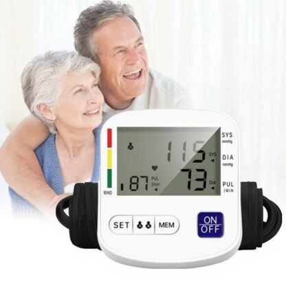 Multifunctional Home Blood Pressure Monitor With Cuff, Records 99 Measurements And Tracks Heart Rate - Image 4