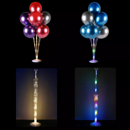 4Pcs LED Light Balloon Stand Holder Kit Support Base Table Wedding Party Decor 72cm - Image 3