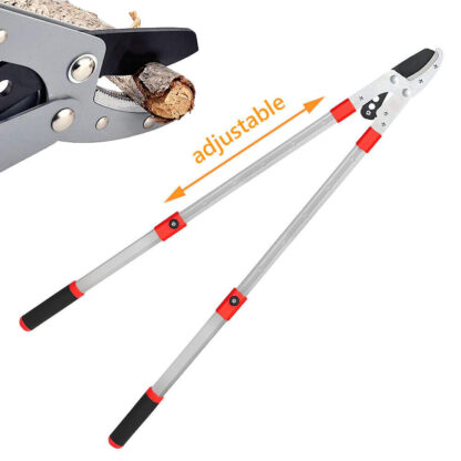 Heavy Duty Telescopic Long Handle Lopper Extend Tree Branch Anvil Pruner Cutter - Image 8