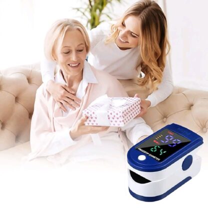 Digital Pulse Oximeter Four-color LED Finger Oximeter Heart Rate Monitor Meter - Image 3