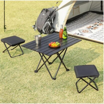 Folding Stool Camping Chair Seat Portable Mini Stool Outdoor Picnic Fishing BBQ - Image 6