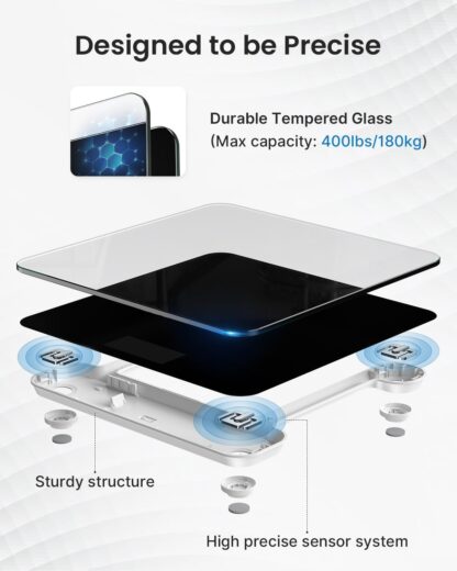 Weighing Scales Digital Electronic Bathroom Scales For Body Weight Accurate - Image 8