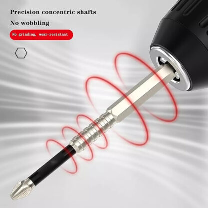 6PCS High Magnetic Screw Driver Drill Bit Set Magnetic Drill Bits Anti-Slip UK - Image 4