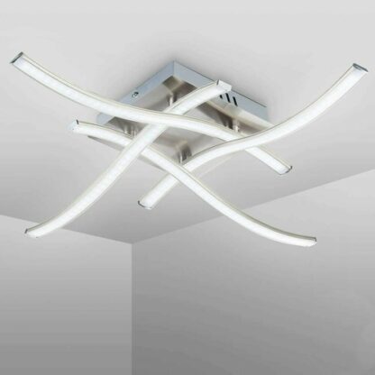 Ceiling Light 4 Wave Lights Modern Kitchen Living Room Bedroom Lamp LED Dimmable - Image 2