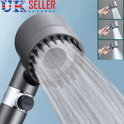 3 Modes Shower Head With Filter High Pressure Water Saving Massage Body Scalp - Image 5
