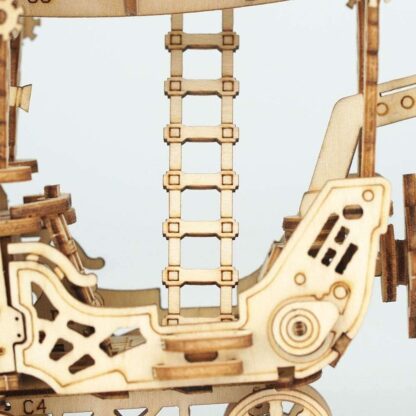 ROBOTIME Rolife 3d Wooden Puzzle Airship Woodcraft Construction Kit Model Kits For Kids, Teens And Adult TG407 - Image 4