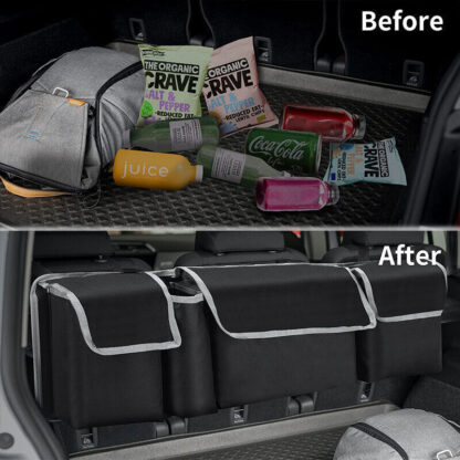 Large Car Boot Organiser Back Seat Hanger Tidy Storage Bag Pocket Hanging Pouch - Image 3