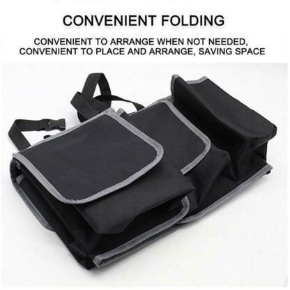 Large Car Boot Organiser Back Seat Hanger Tidy Storage Bag Pocket Hanging Pouch - Image 4