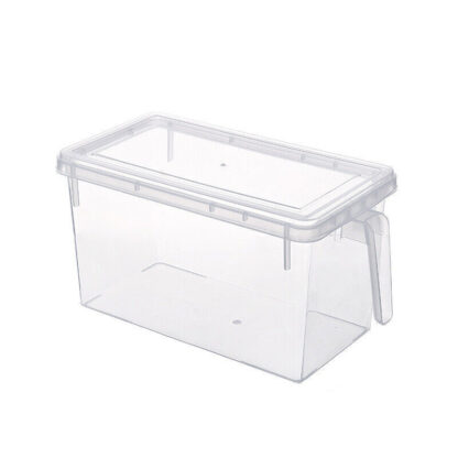 6 PCS Fridge Box Holder Kitchen Clear Organiser Cupboard Food Storage Container - Image 6