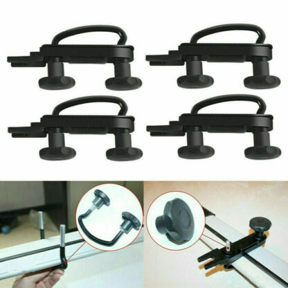 4PCS Stainless Universal Roof Box U-Bolt Clamps Car Van Mounting Fitting Kit UK - Image 5