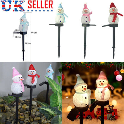 Christmas Ground With Snowman Lawn Lights - Image 6