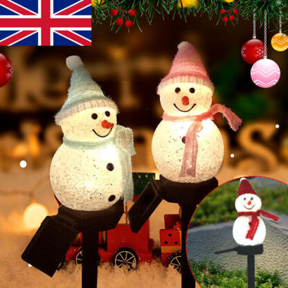 Christmas Ground With Snowman Lawn Lights - Image 8
