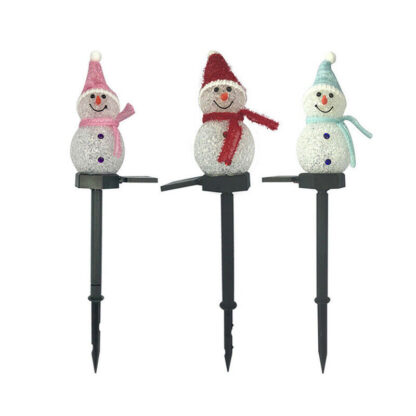 Christmas Ground With Snowman Lawn Lights - Image 9