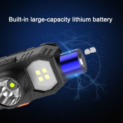 Super Bright Waterproof LED Head Torch Headlight USB Rechargeable Headlamp UK - Image 7