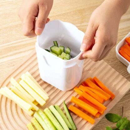 Potato Chopper Chipper Vegetable Cutter French Fries Maker Slicer Kitchen Tool - Image 4