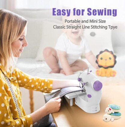 Electric Sewing Machine Portable Multifunctional Household Desktop Sewing UK - Image 7